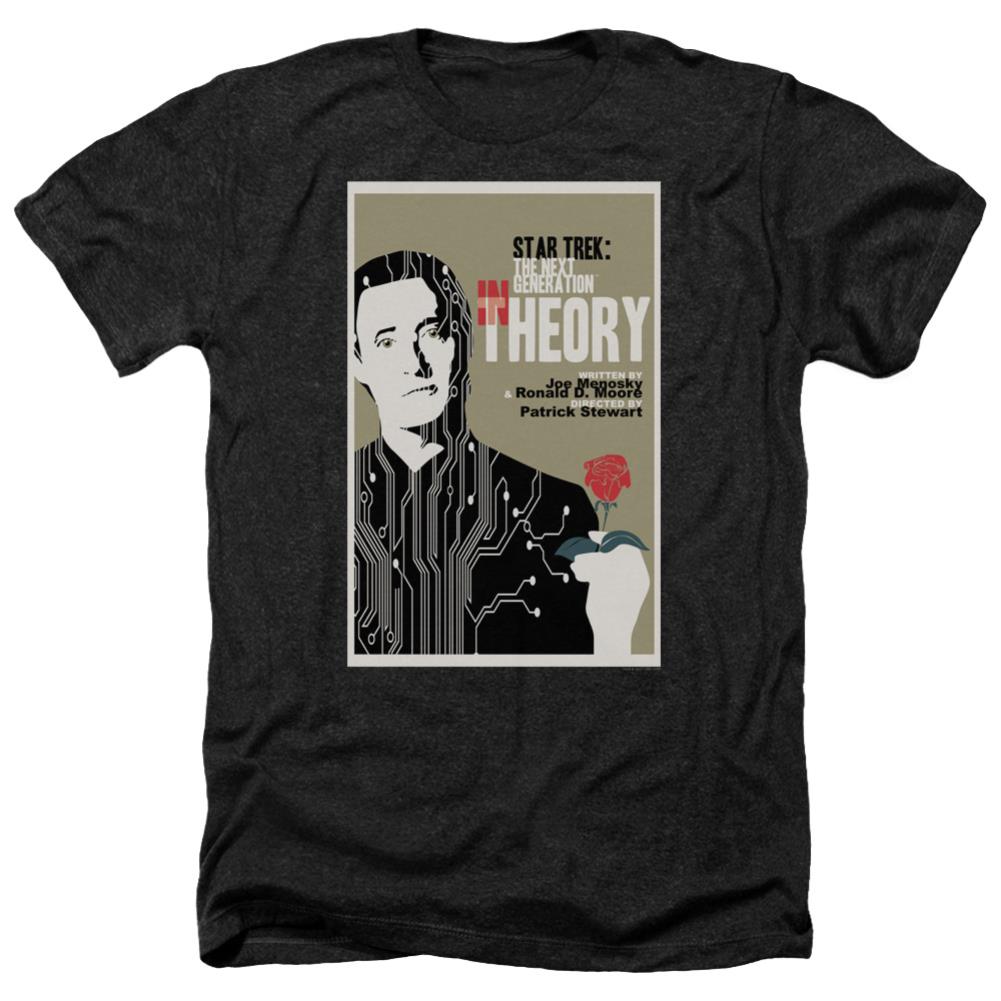 Star Trek TNG Season 4 Episode 25 Men's 30/1 Heather 60 40 Poly Short-Sleeve T-Shirt
