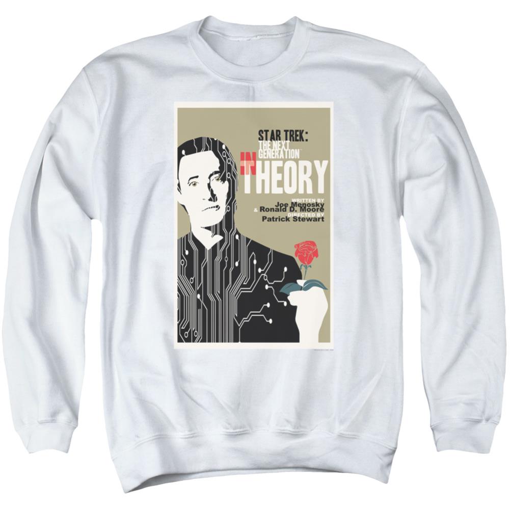 Star Trek TNG Season 4 Episode 25 Men's Crewneck 50 50 Poly Long-Sleeve T-Shirt