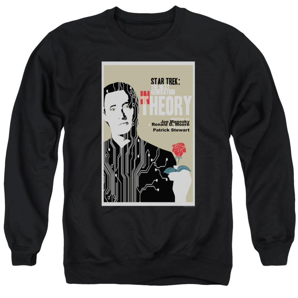 Star Trek TNG Season 4 Episode 25 Men's Crewneck 50 50 Poly Long-Sleeve T-Shirt