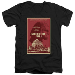 Star Trek TNG Season 4 Episode 26 Men's 30/1 Cotton Slim V-Neck T-Shirt