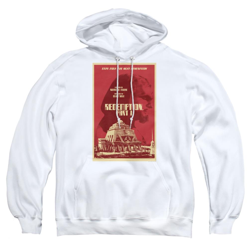 Star Trek TNG Season 4 Episode 26 Men's Pull-Over 75 25 Poly Hoodie