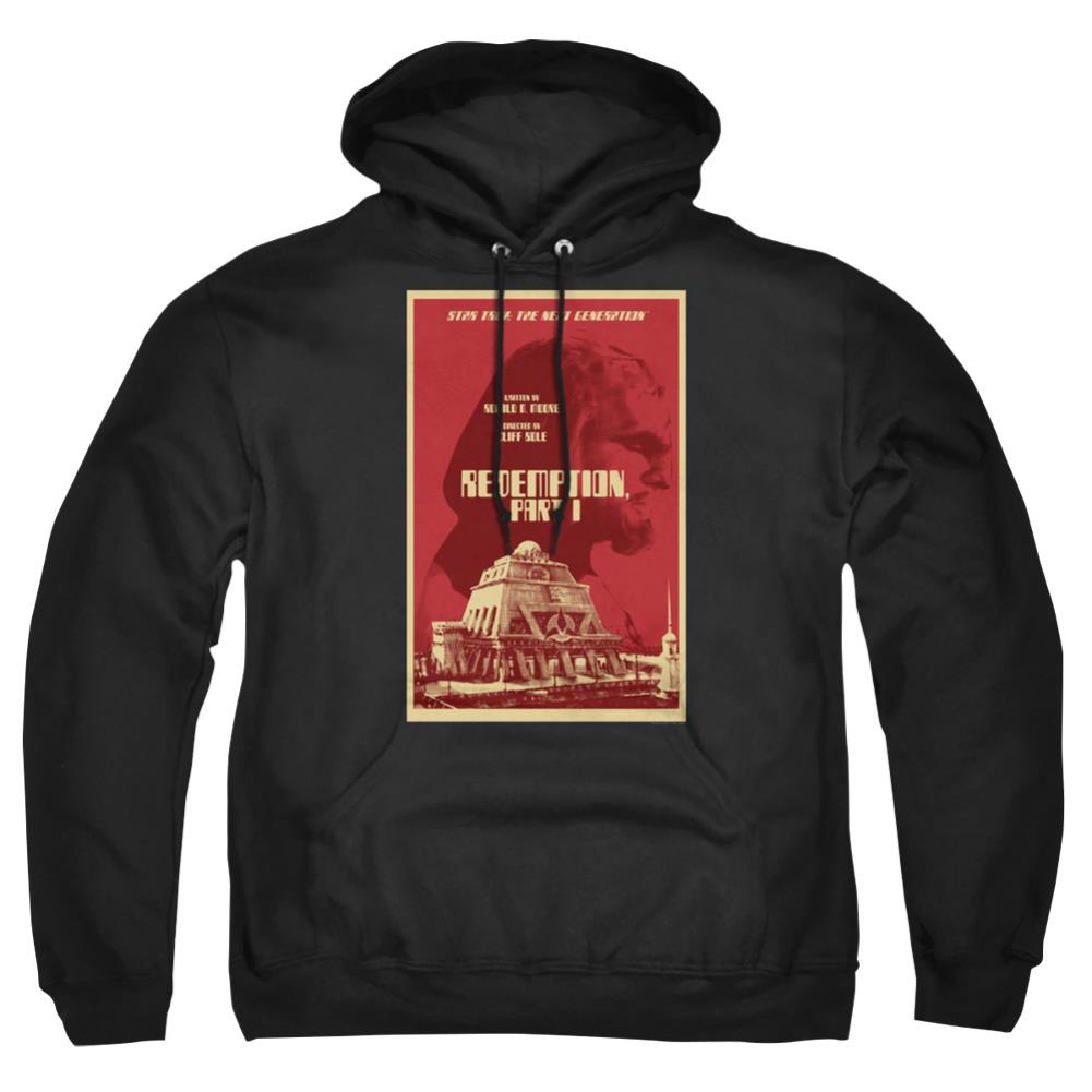 Star Trek TNG Season 4 Episode 26 Men's Pull-Over 75 25 Poly Hoodie