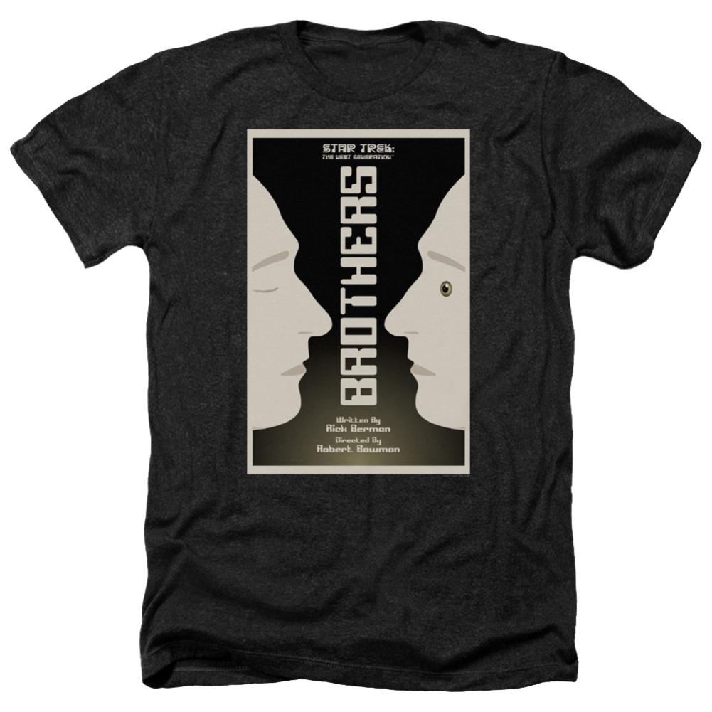 Star Trek TNG Season 4 Episode 3 Men's 30/1 Heather 60 40 Poly Short-Sleeve T-Shirt