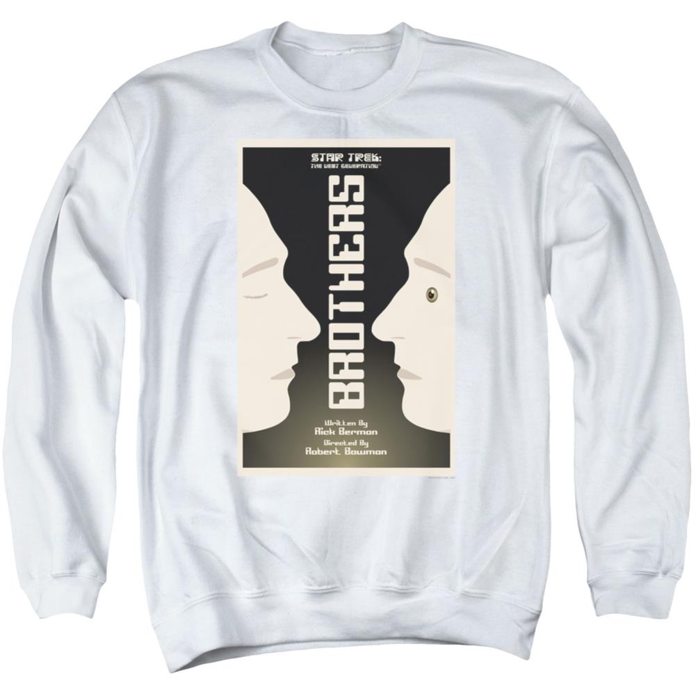 Star Trek TNG Season 4 Episode 3 Men's Crewneck 50 50 Poly Long-Sleeve T-Shirt