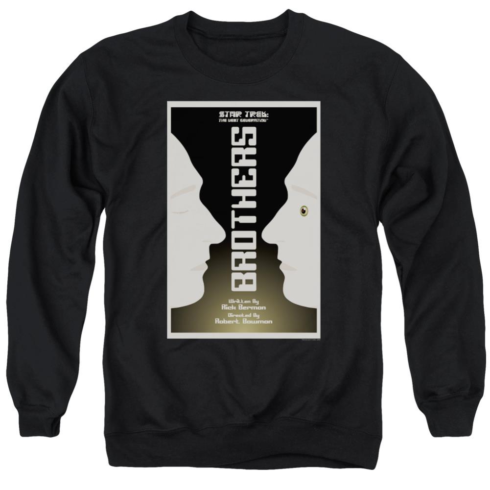 Star Trek TNG Season 4 Episode 3 Men's Crewneck 50 50 Poly Long-Sleeve T-Shirt