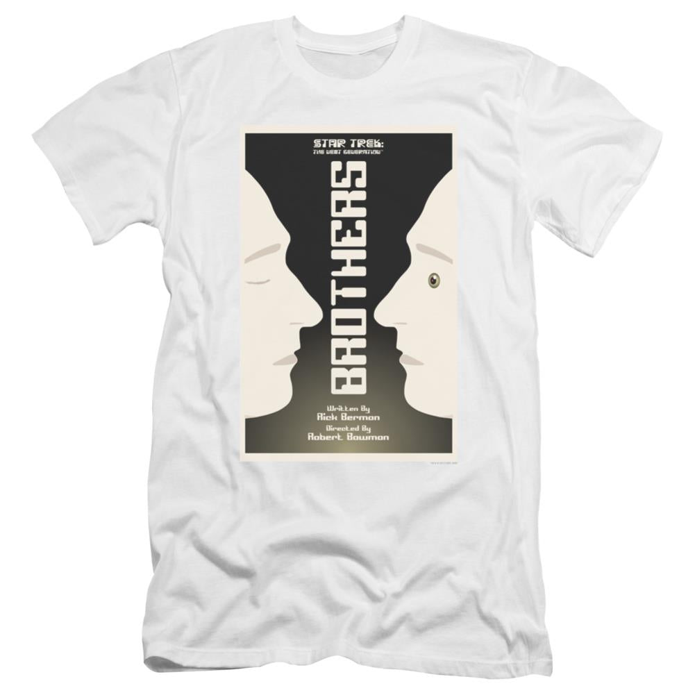 Star Trek TNG Season 4 Episode 3 Men's Ultra-Soft 30/1 Cotton Slim Short-Sleeve T-Shirt