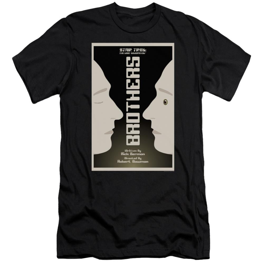 Star Trek TNG Season 4 Episode 3 Men's Ultra-Soft 30/1 Cotton Slim Short-Sleeve T-Shirt