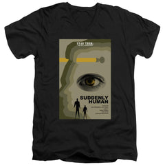 Star Trek TNG Season 4 Episode 4 Men's 30/1 Cotton Slim V-Neck T-Shirt