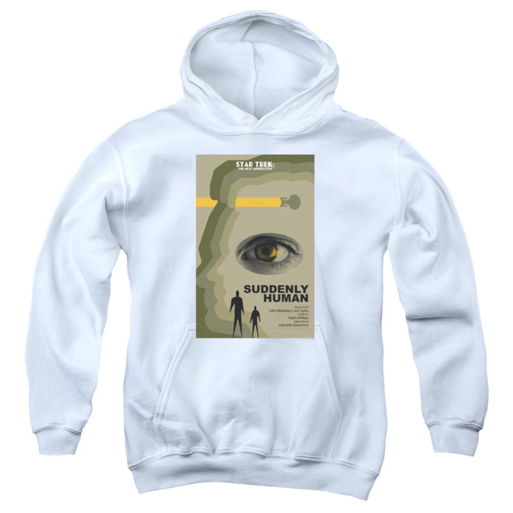 Star Trek TNG Season 4 Episode 4 Youth Cotton Poly Pull-Over Hoodie