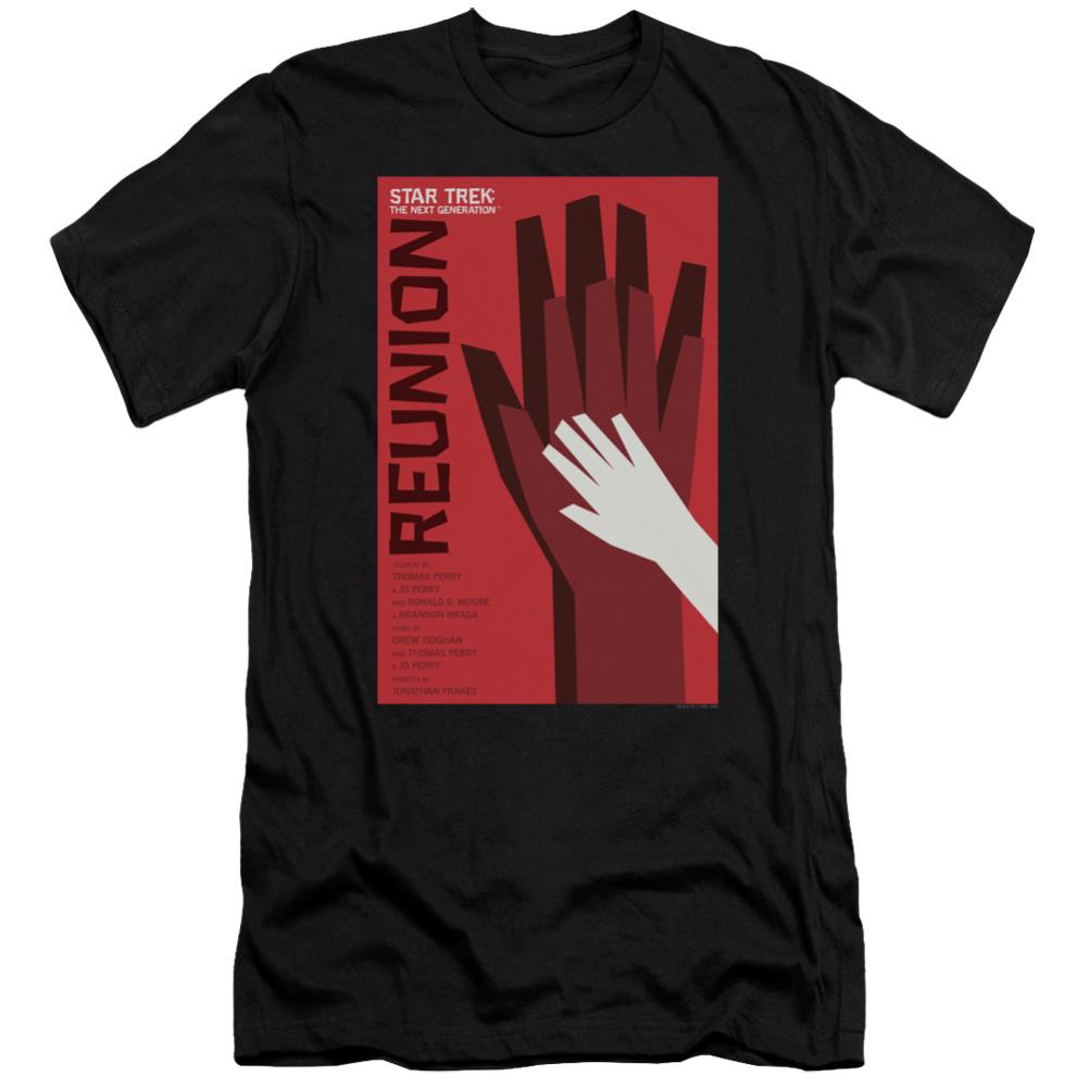 Star Trek TNG Season 4 Episode 7 Men's Ultra-Soft 30/1 Cotton Slim Short-Sleeve T-Shirt