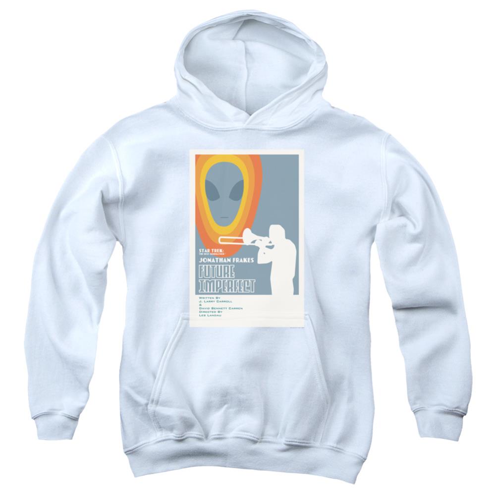 Star Trek TNG Season 4 Episode 8 Youth Cotton Poly Pull-Over Hoodie