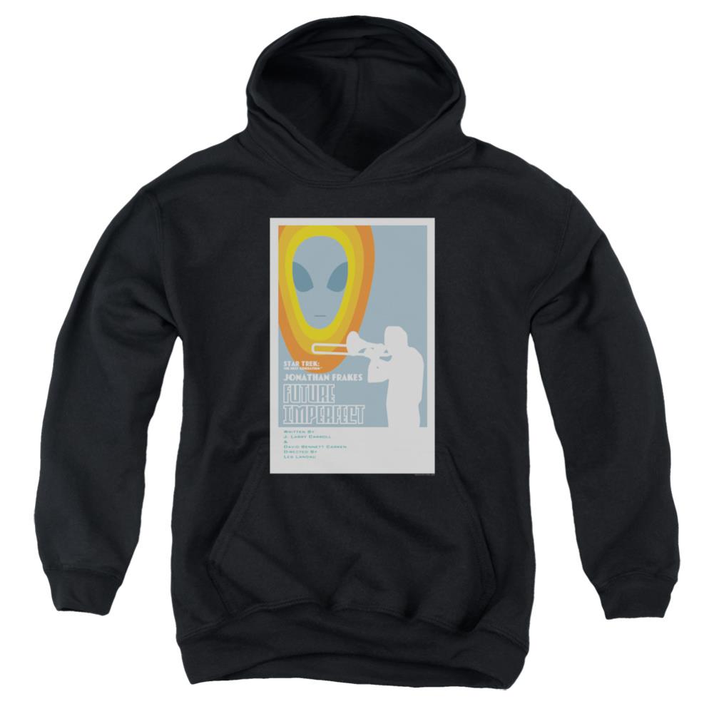 Star Trek TNG Season 4 Episode 8 Youth Cotton Poly Pull-Over Hoodie