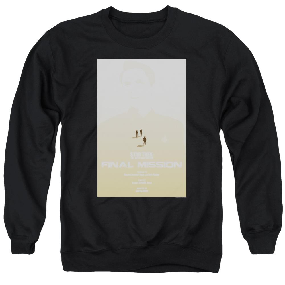 Star Trek TNG Season 4 Episode 9 Men's Crewneck 50 50 Poly Long-Sleeve T-Shirt
