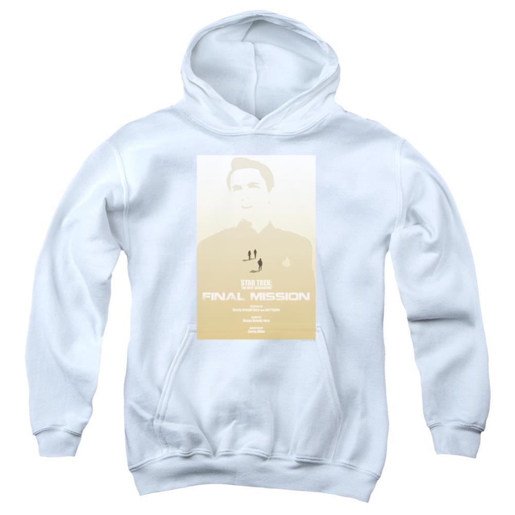 Star Trek TNG Season 4 Episode 9 Youth Cotton Poly Pull-Over Hoodie