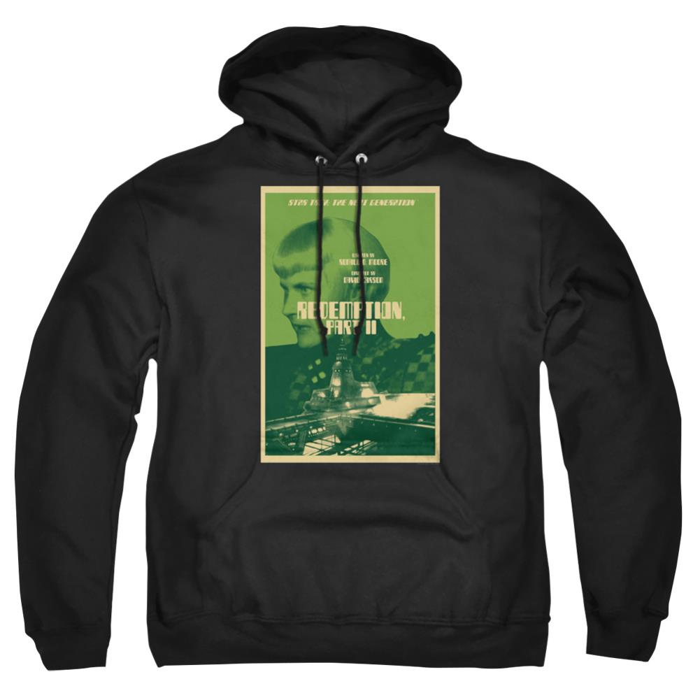 Star Trek TNG Season 5 Episode 1 Men's Pull-Over 75 25 Poly Hoodie
