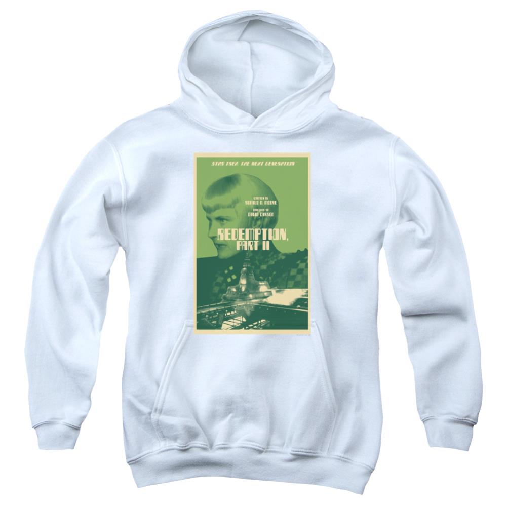 Star Trek TNG Season 5 Episode 1 Youth Cotton Poly Pull-Over Hoodie