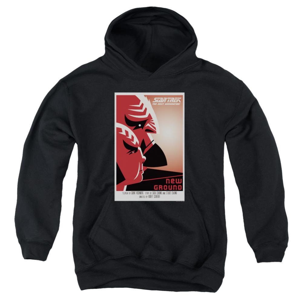 Star Trek TNG Season 5 Episode 10 Youth Cotton Poly Pull-Over Hoodie