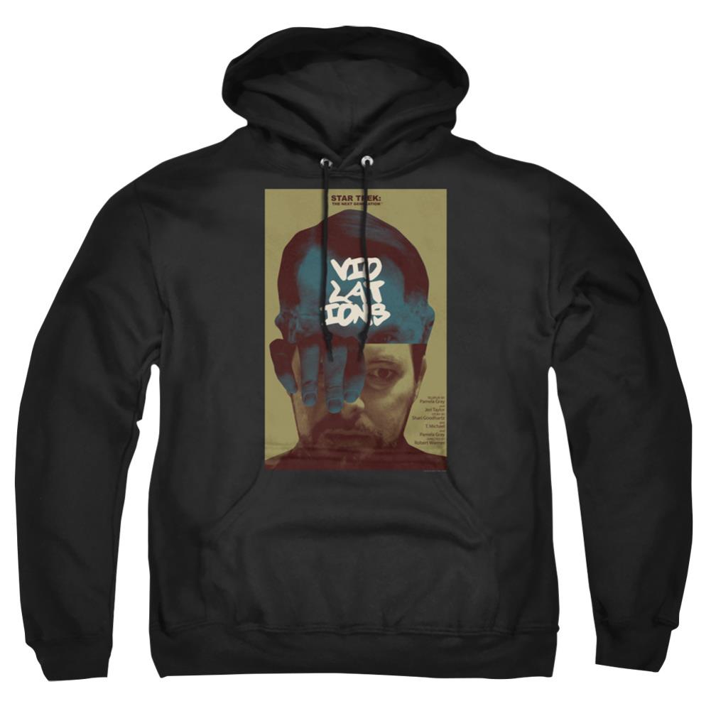 Star Trek TNG Season 5 Episode 12 Men's Pull-Over 75 25 Poly Hoodie