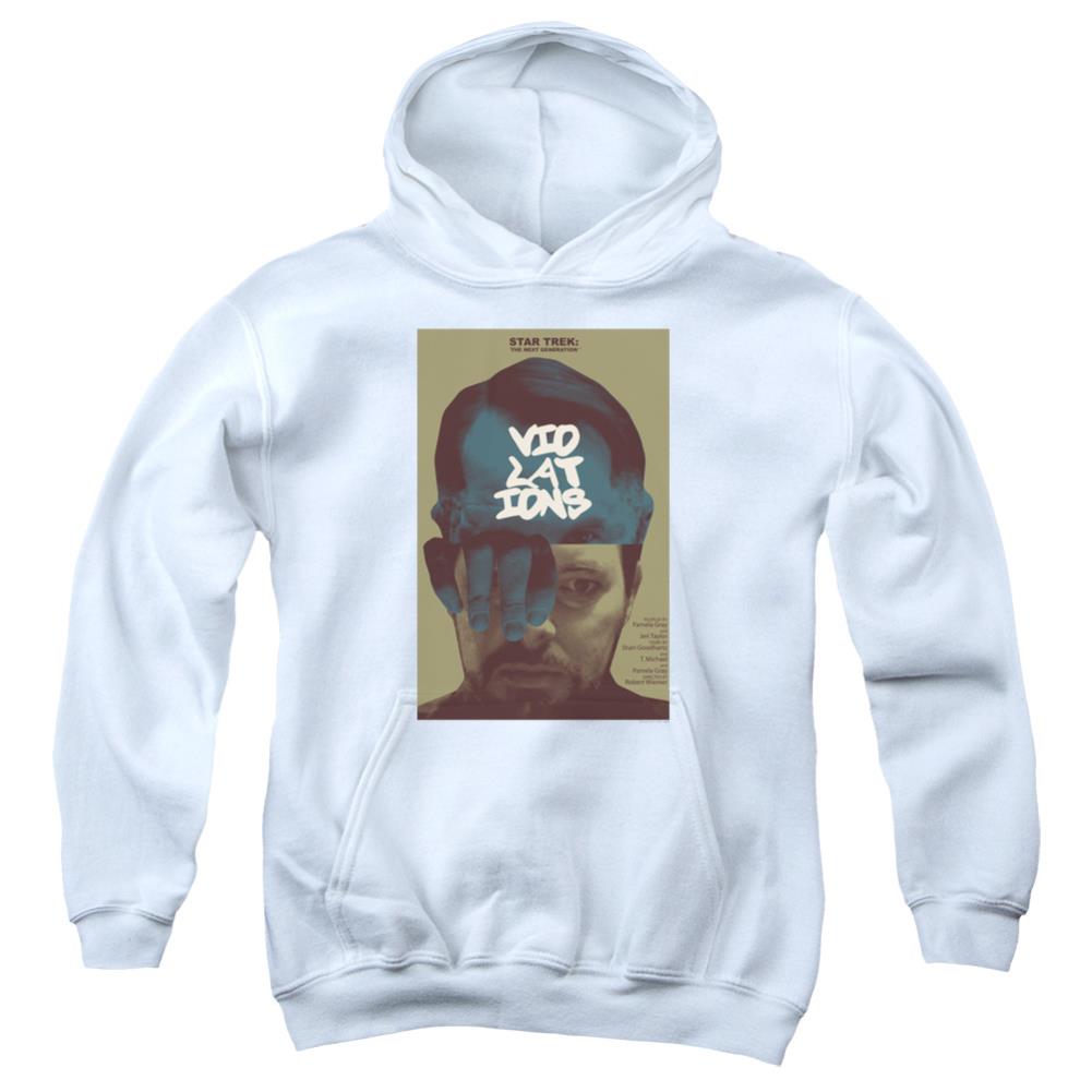 Star Trek TNG Season 5 Episode 12 Youth Cotton Poly Pull-Over Hoodie