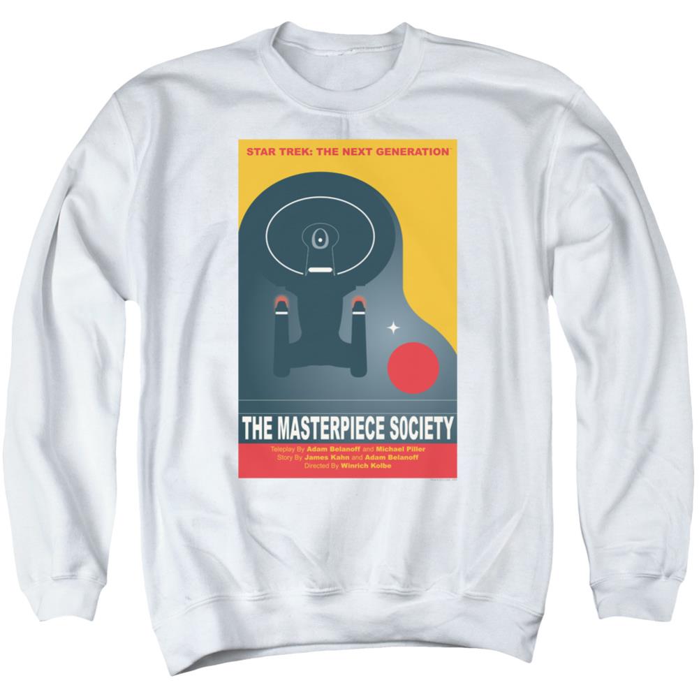 Star Trek TNG Season 5 Episode 13 Men's Crewneck 50 50 Poly Long-Sleeve T-Shirt