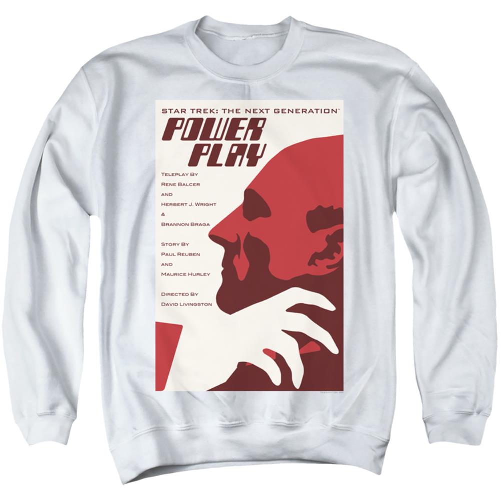 Star Trek TNG Season 5 Episode 15 Men's Crewneck 50 50 Poly Long-Sleeve T-Shirt