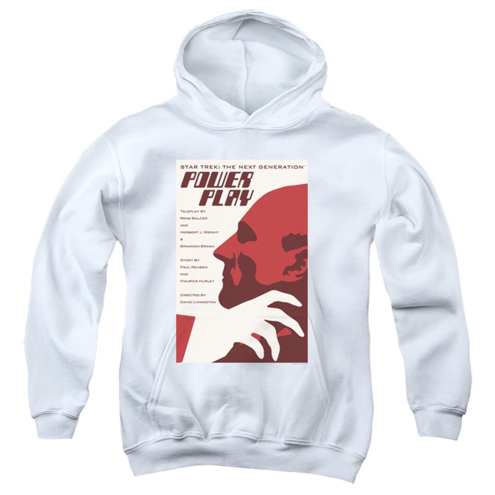 Star Trek TNG Season 5 Episode 15 Youth Cotton Poly Pull-Over Hoodie