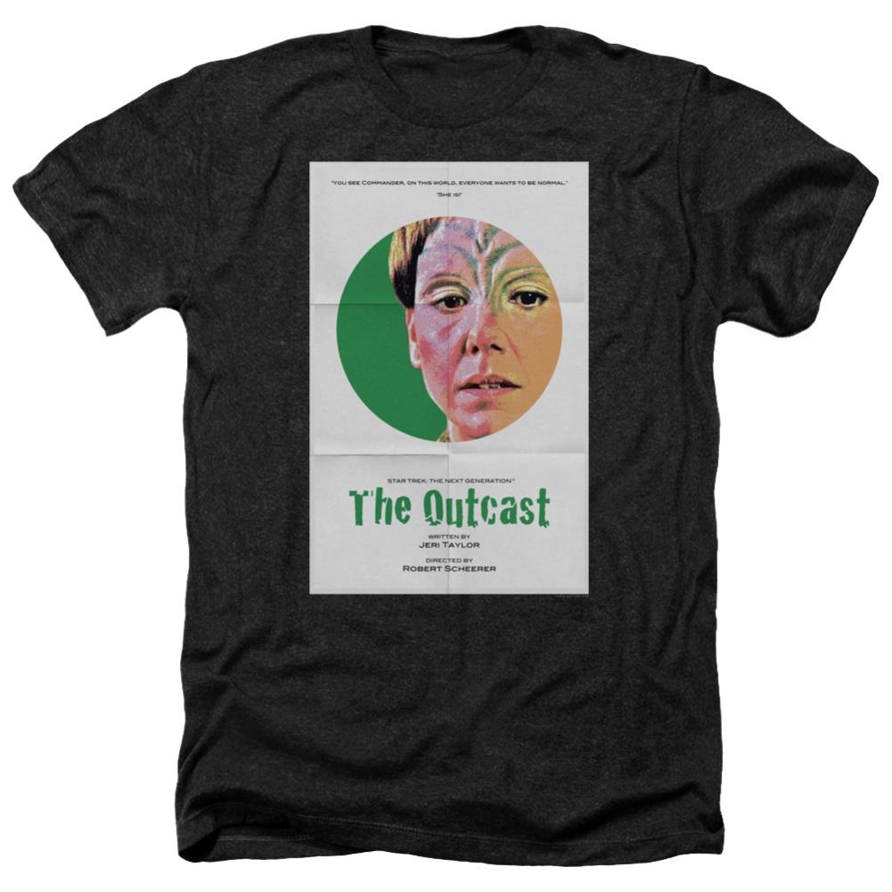 Star Trek TNG Season 5 Episode 17 Men's 30/1 Heather 60 40 Poly Short-Sleeve T-Shirt
