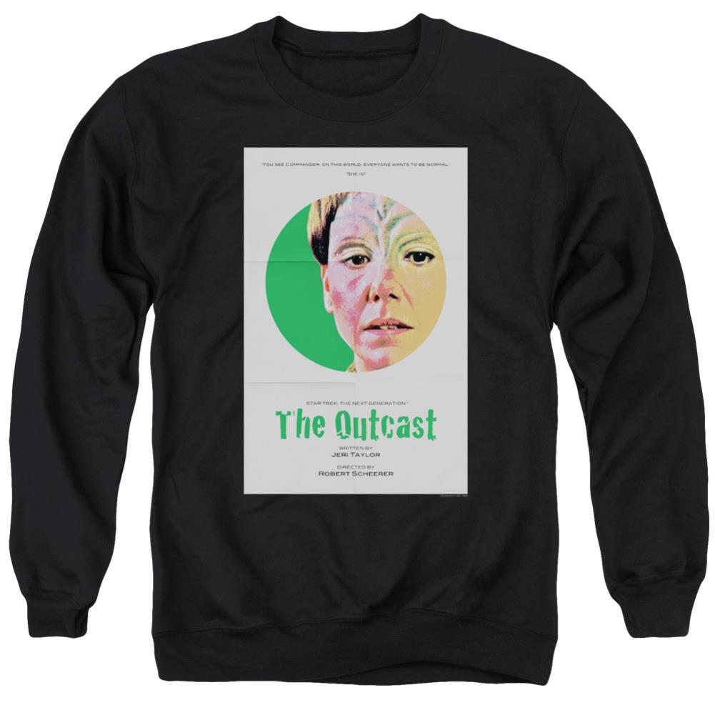 Star Trek TNG Season 5 Episode 17 Men's Crewneck 50 50 Poly Long-Sleeve T-Shirt