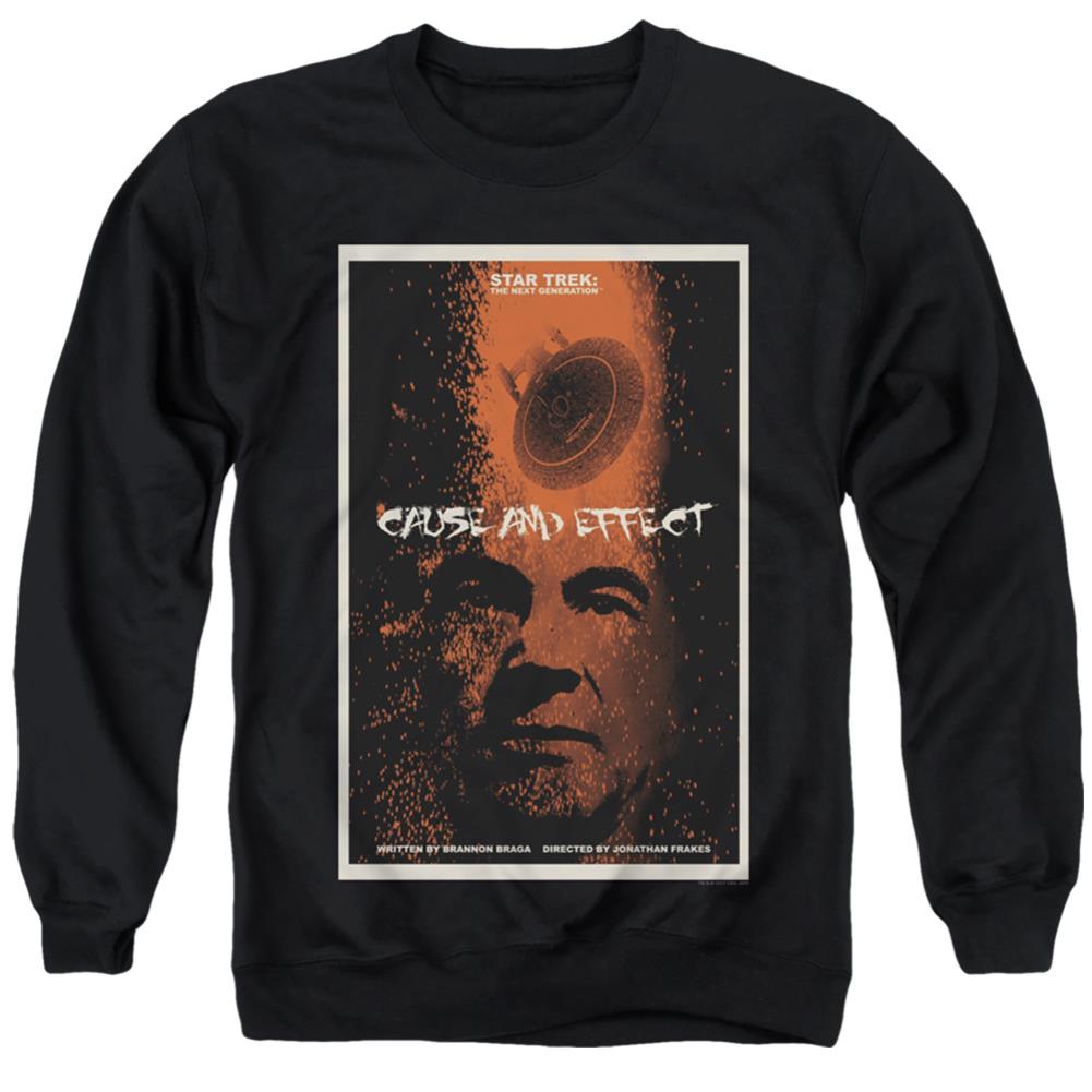 Star Trek TNG Season 5 Episode 18 Men's Crewneck 50 50 Poly Long-Sleeve T-Shirt