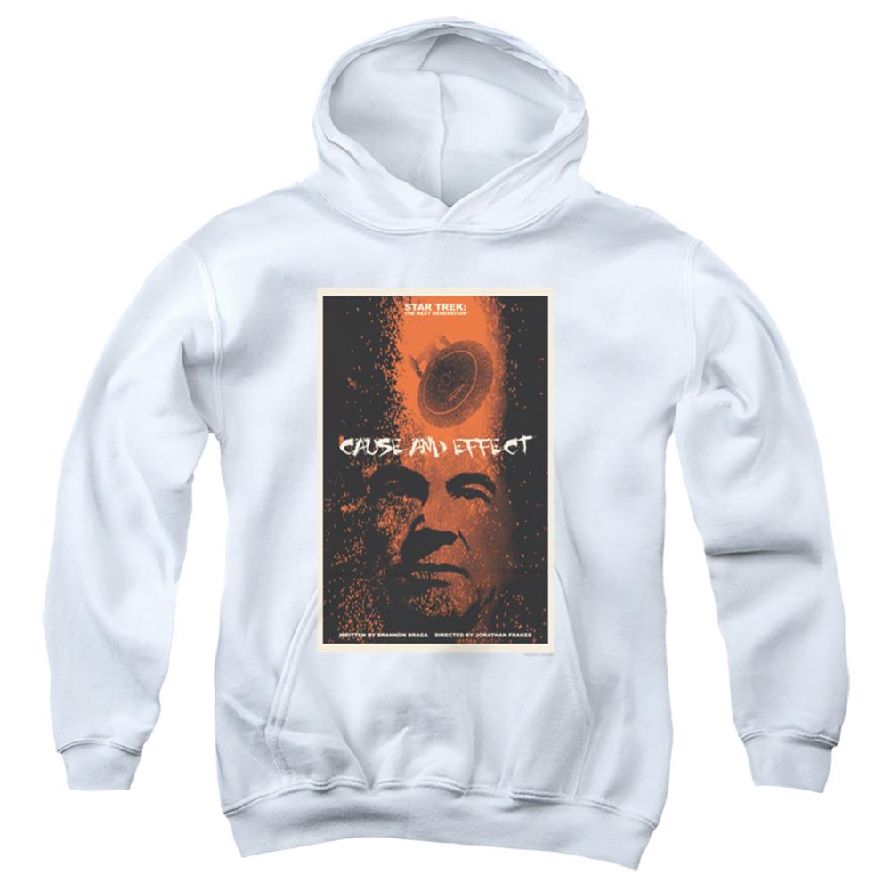 Star Trek TNG Season 5 Episode 18 Youth Cotton Poly Pull-Over Hoodie