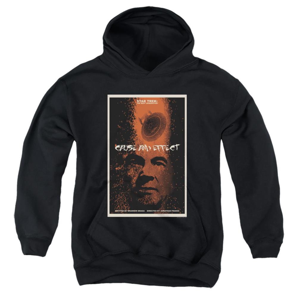 Star Trek TNG Season 5 Episode 18 Youth Cotton Poly Pull-Over Hoodie