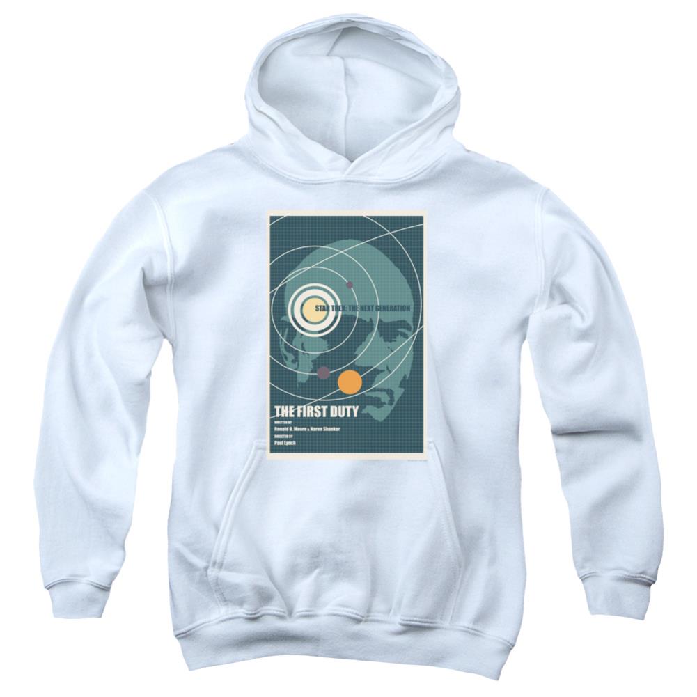 Star Trek TNG Season 5 Episode 19 Youth Cotton Poly Pull-Over Hoodie