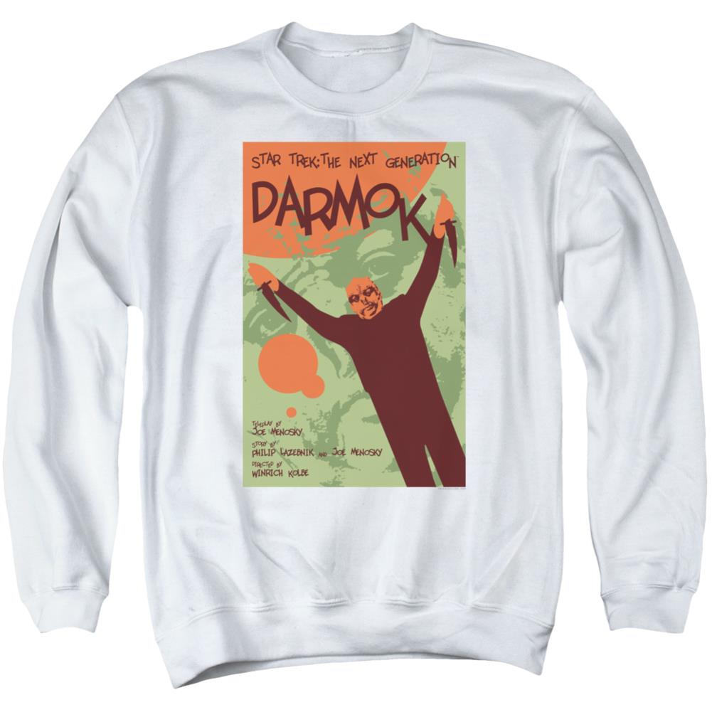 Star Trek TNG Season 5 Episode 2 Men's Crewneck 50 50 Poly Long-Sleeve T-Shirt