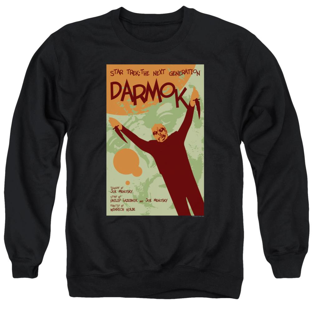 Star Trek TNG Season 5 Episode 2 Men's Crewneck 50 50 Poly Long-Sleeve T-Shirt