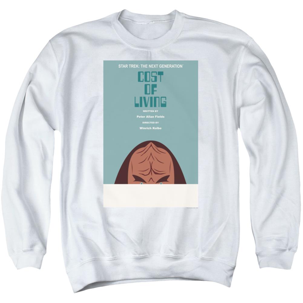Star Trek TNG Season 5 Episode 20 Men's Crewneck 50 50 Poly Long-Sleeve T-Shirt