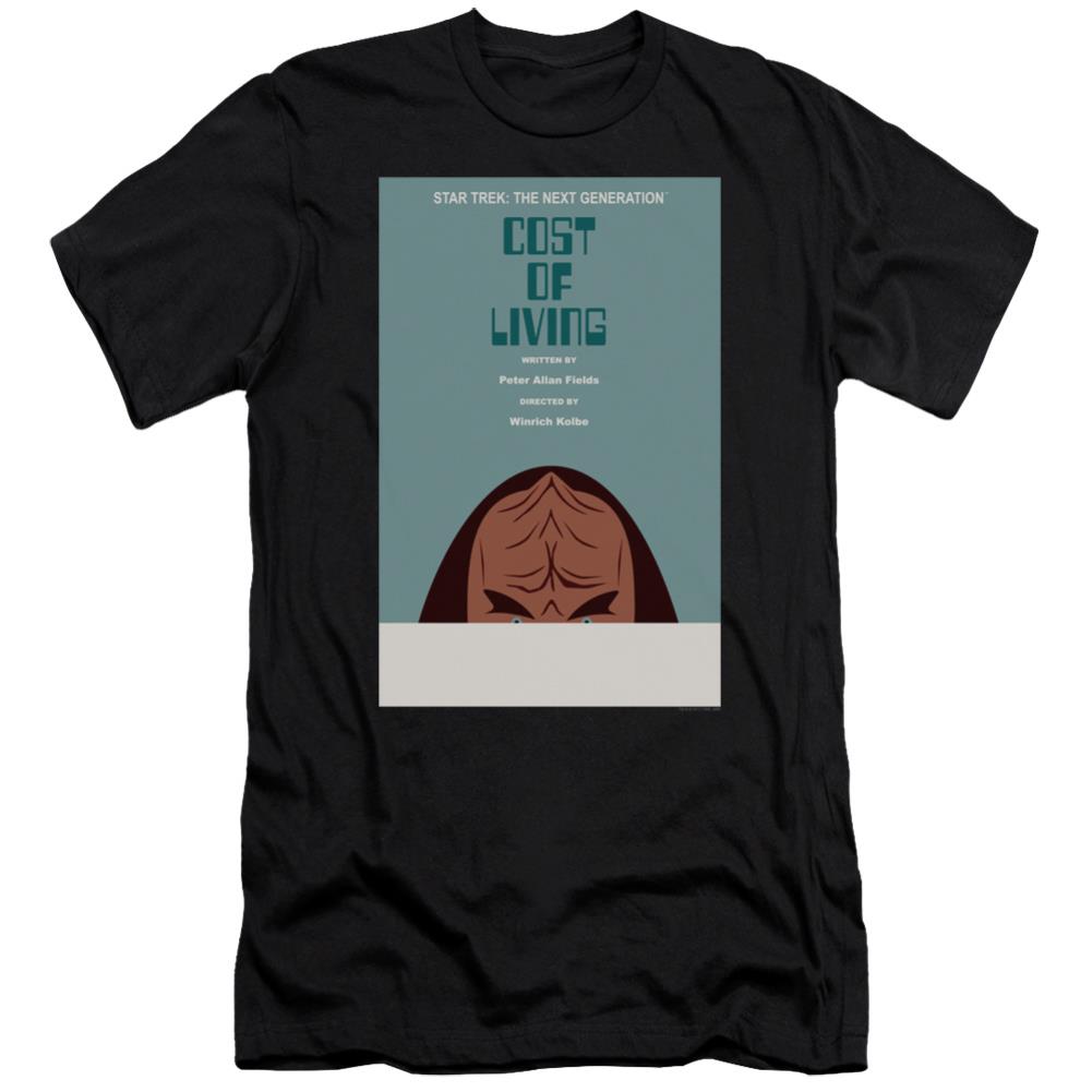 Star Trek TNG Season 5 Episode 20 Men's Ultra-Soft 30/1 Cotton Slim Short-Sleeve T-Shirt