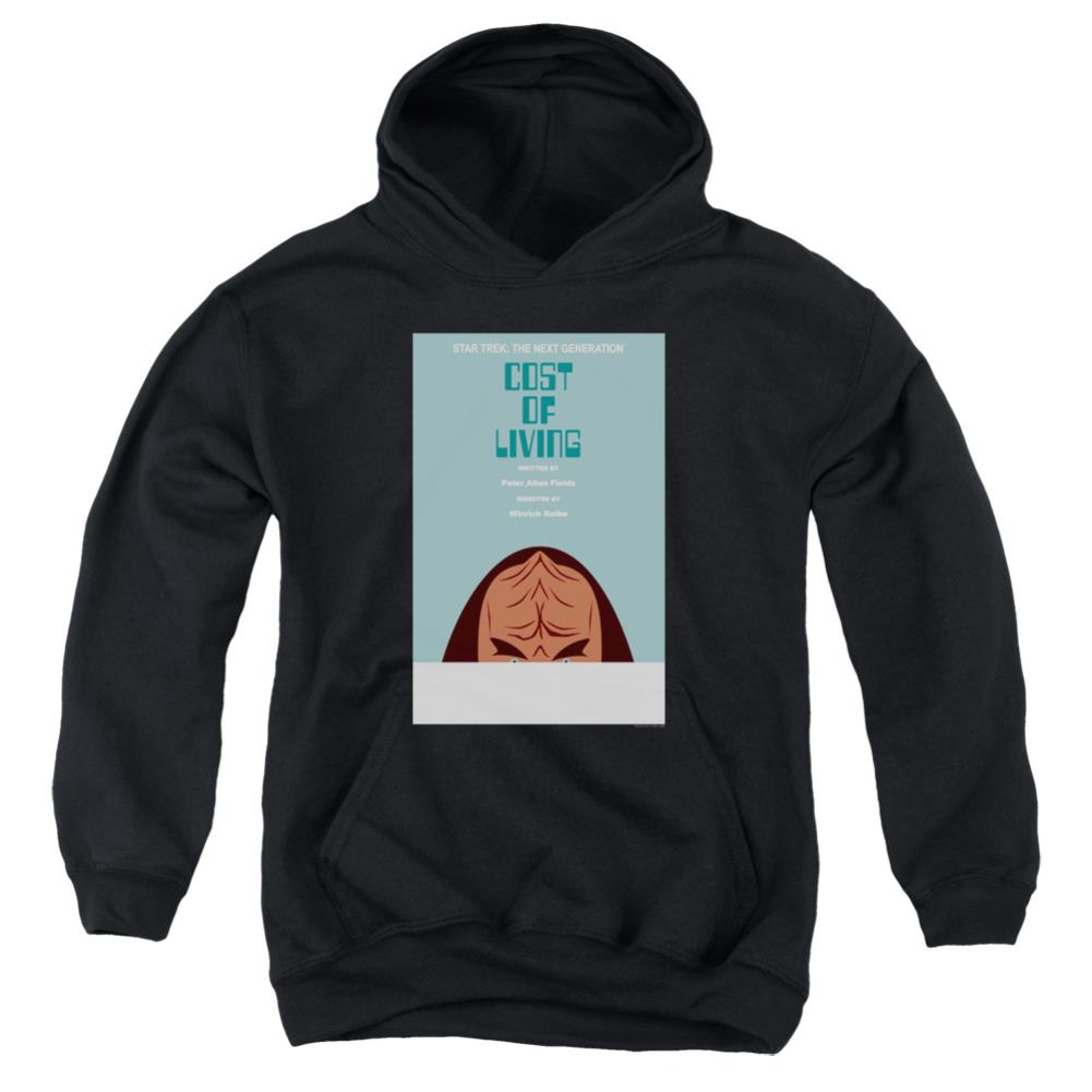 Star Trek TNG Season 5 Episode 20 Youth Cotton Poly Pull-Over Hoodie