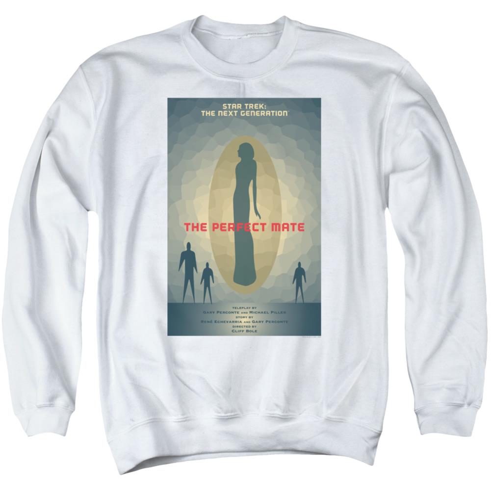 Star Trek TNG Season 5 Episode 21 Men's Crewneck 50 50 Poly Long-Sleeve T-Shirt