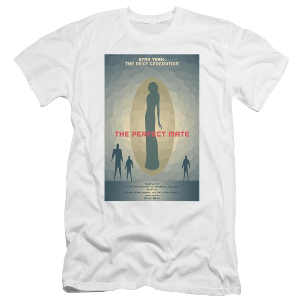Star Trek TNG Season 5 Episode 21 Men's Ultra-Soft 30/1 Cotton Slim Short-Sleeve T-Shirt