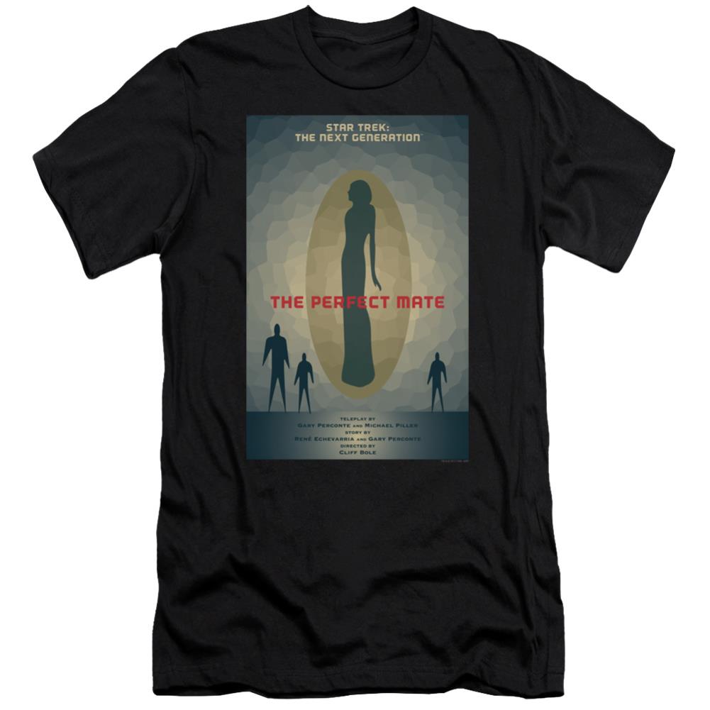 Star Trek TNG Season 5 Episode 21 Men's Ultra-Soft 30/1 Cotton Slim Short-Sleeve T-Shirt