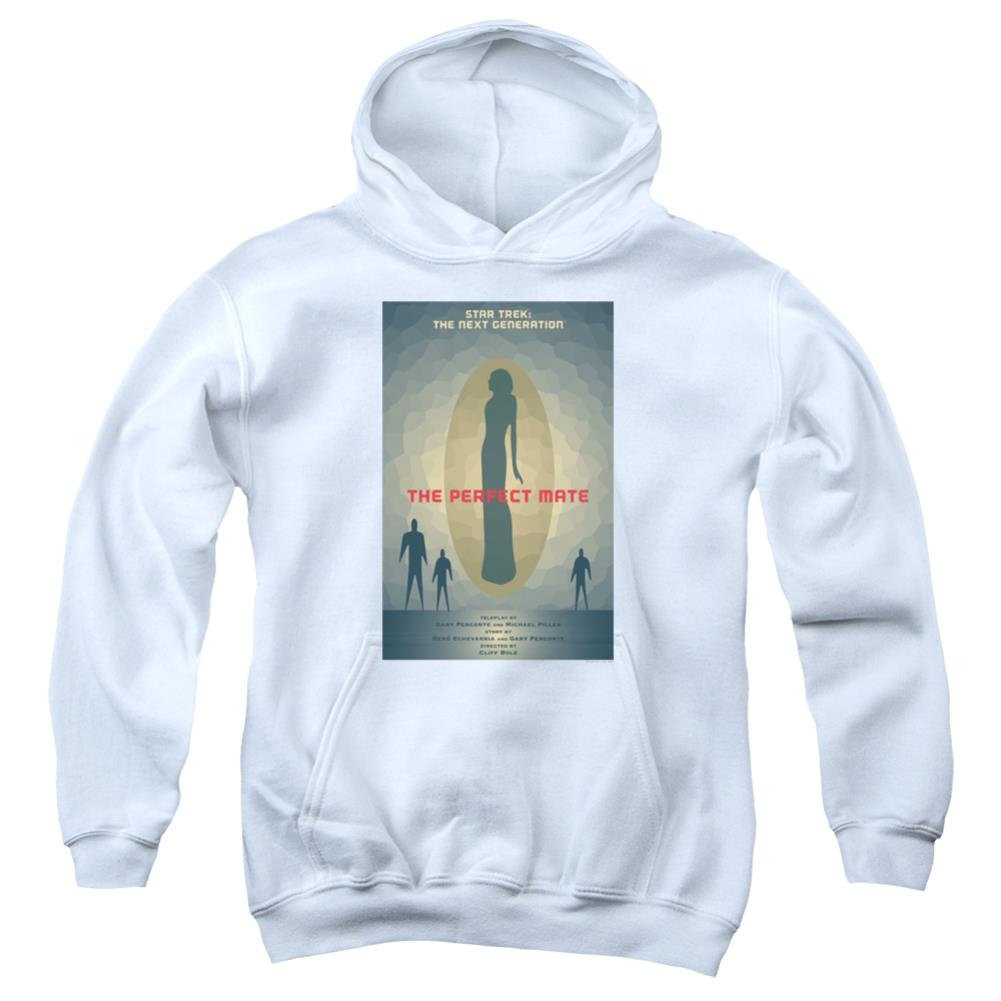 Star Trek TNG Season 5 Episode 21 Youth Cotton Poly Pull-Over Hoodie