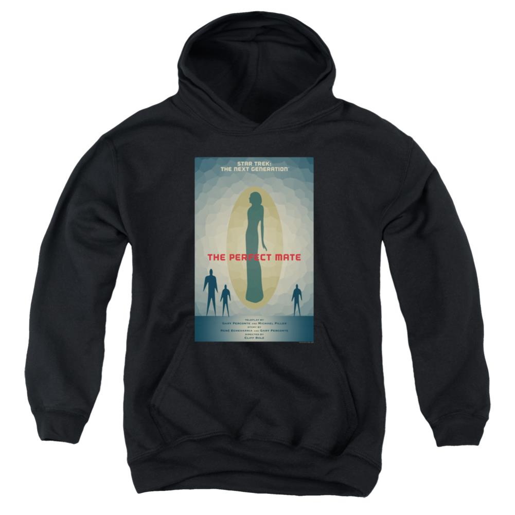 Star Trek TNG Season 5 Episode 21 Youth Cotton Poly Pull-Over Hoodie