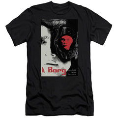 Star Trek TNG Season 5 Episode 23 Men's Ultra-Soft 30/1 Cotton Slim Short-Sleeve T-Shirt