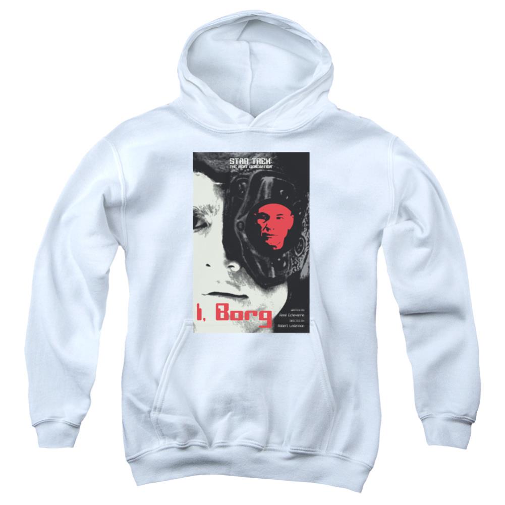 Star Trek TNG Season 5 Episode 23 Youth Cotton Poly Pull-Over Hoodie