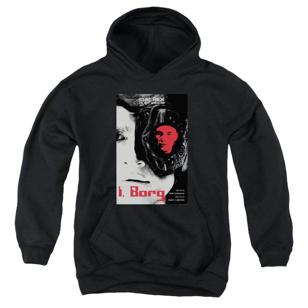 Star Trek TNG Season 5 Episode 23 Youth Cotton Poly Pull-Over Hoodie