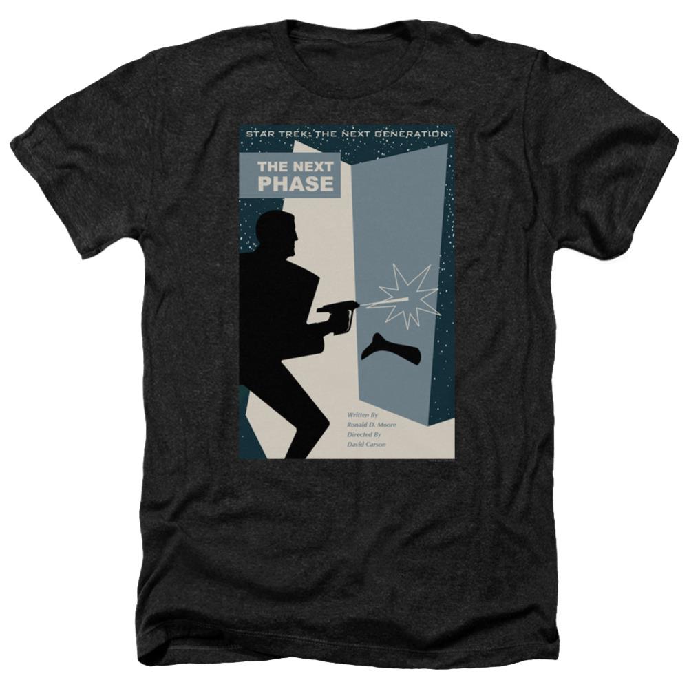 Star Trek TNG Season 5 Episode 24 Men's 30/1 Heather 60 40 Poly Short-Sleeve T-Shirt