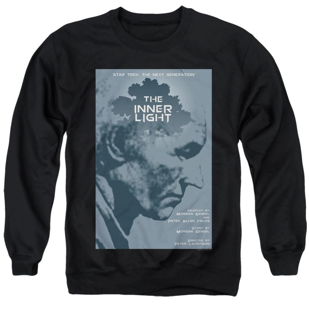 Star Trek TNG Season 5 Episode 25 Men's Crewneck 50 50 Poly Long-Sleeve T-Shirt