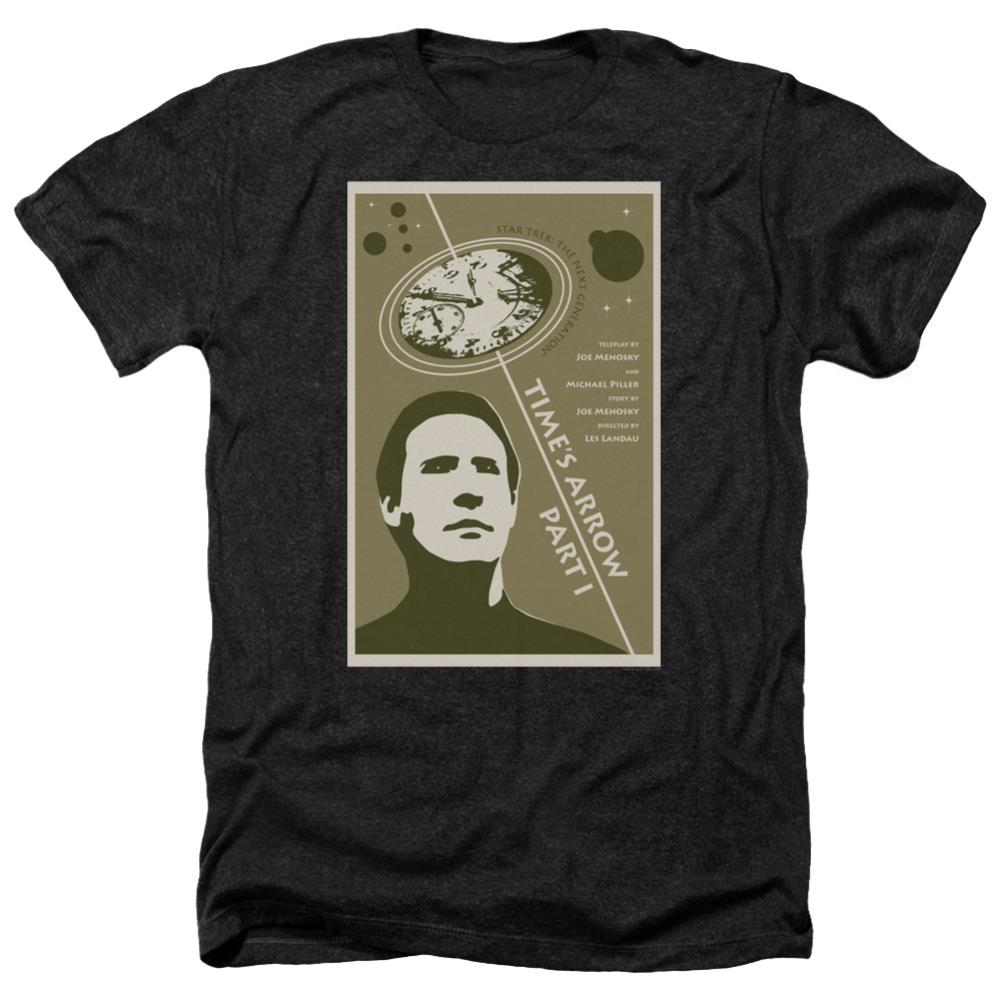 Star Trek TNG Season 5 Episode 26 Men's 30/1 Heather 60 40 Poly Short-Sleeve T-Shirt