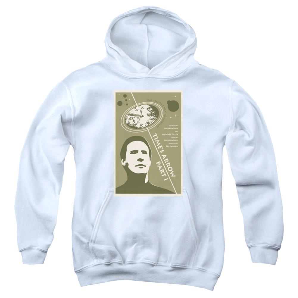Star Trek TNG Season 5 Episode 26 Youth Cotton Poly Pull-Over Hoodie