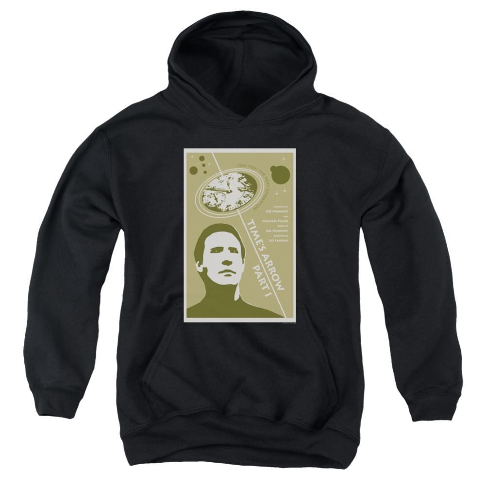 Star Trek TNG Season 5 Episode 26 Youth Cotton Poly Pull-Over Hoodie